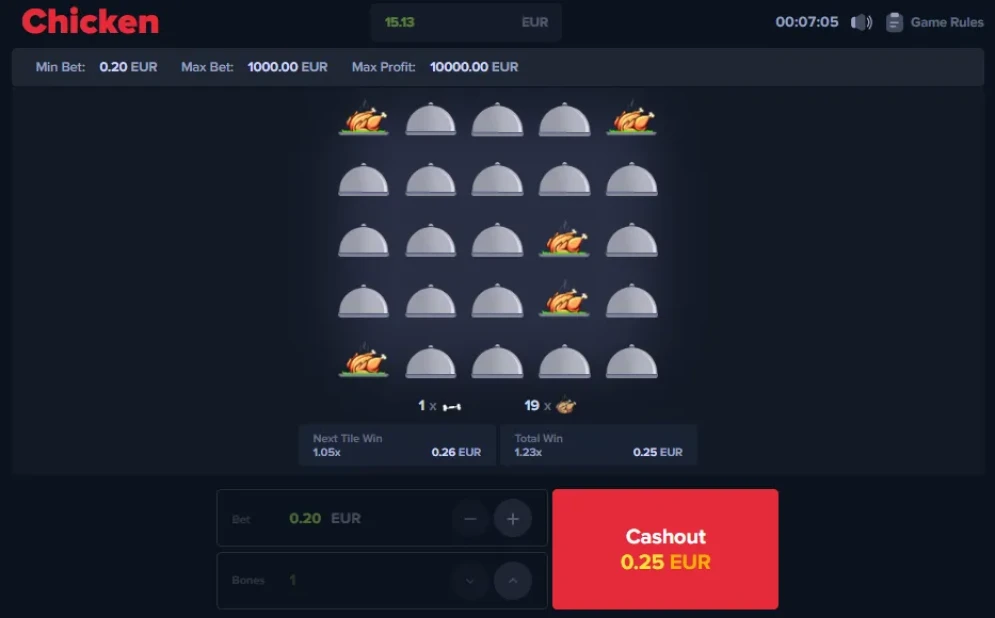 MyStake Chicken Game